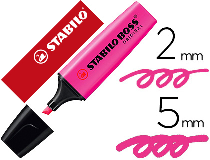 Marcador fluorescente Stabilo Boss Original tinta magenta